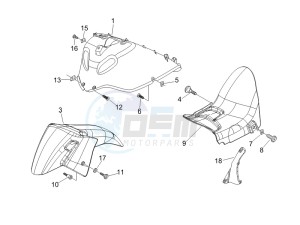 Nexus 250 e3 drawing Wheel housing - Mudguard