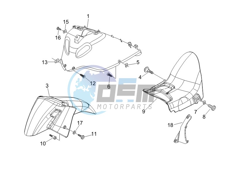 Wheel housing - Mudguard