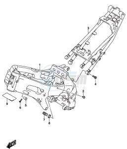 GSX-S1000F drawing FRAME