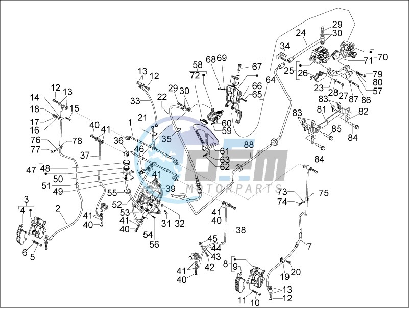 Brakes hose  - Calipers