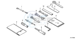 CBR250RAD CBR250R ABS 2E - (2E) drawing TOOLS