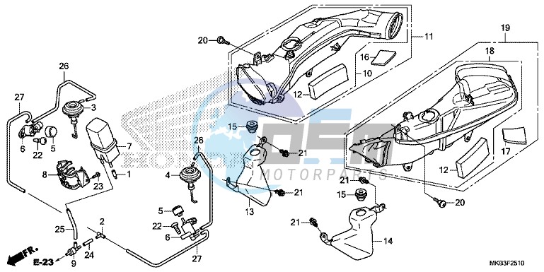 AIR INTAKE DUCT/ SOLENOID VALVE