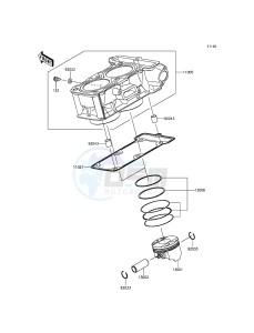 NINJA 300 EX300AEFA XX (EU ME A(FRICA) drawing Cylinder/Piston(s)