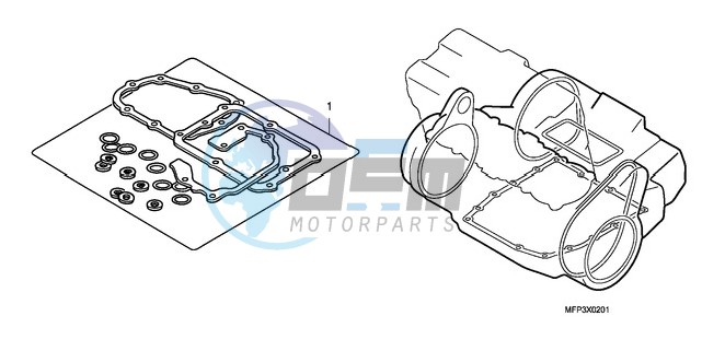 GASKET KIT B (CB13009/S9/A9/SA9)