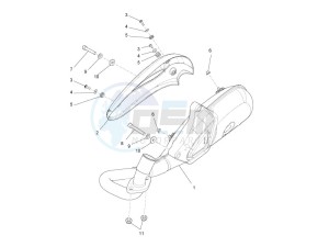 Liberty 125 4t 2v e3 drawing Silencer