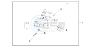 NT650V DEAUVILLE drawing PASSENGER VOLUME CNT