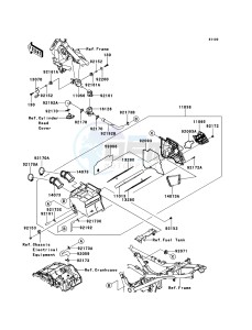 NINJA 250R EX250KCF GB XX (EU ME A(FRICA) drawing Air Cleaner