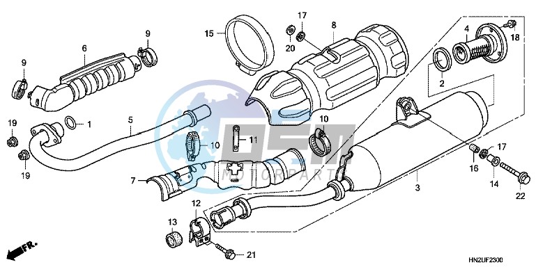 EXHAUST MUFFLER