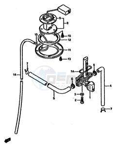 GSX750F (K-T) drawing FUEL COCK