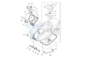 XP T-MAX ABS 500 drawing SEAT