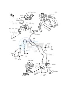 ER-6F_ABS EX650FCF XX (EU ME A(FRICA) drawing Brake Piping