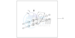 CBF600S drawing G/H SWITCH BRACKET