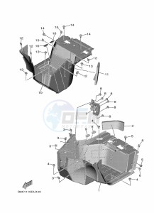 YXE850EN YXE85WPAM (BANF) drawing STAND & FOOTREST