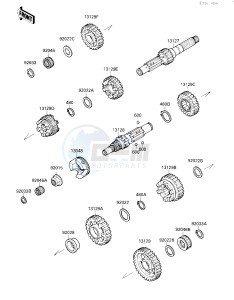 VN 1500 B [VULCAN 88 SE] (B1-B3) [VULCAN 88 SE] drawing TRANSMISSION