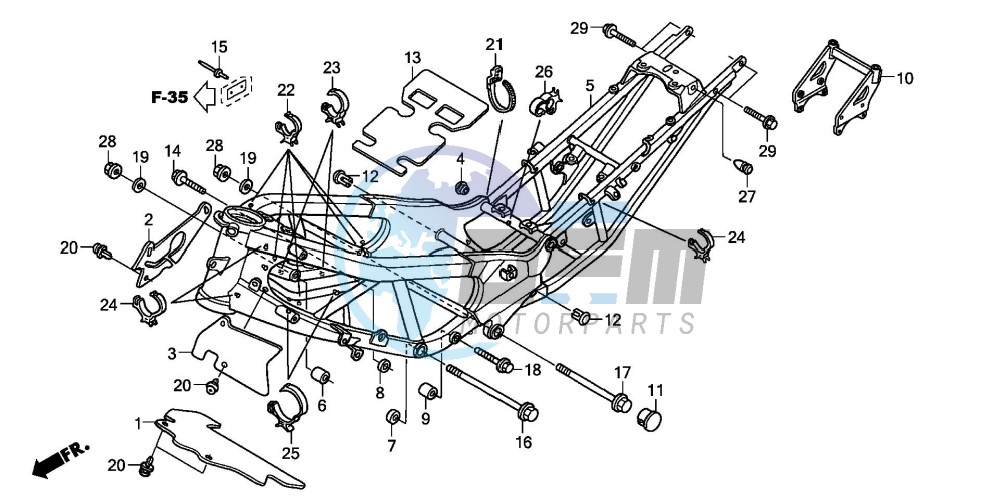 FRAME BODY (XL1000V)