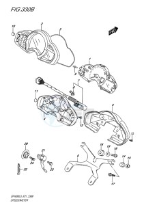 SFV 650 ABS GLADIUS EU drawing SPEEDOMETER