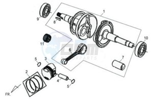 JET 4 R50 NAKED drawing CRANKSHAFT