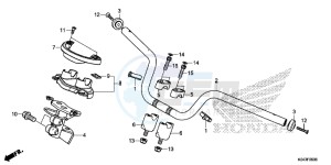 NSS300D Forza - NSS300D UK - (E) drawing HANDLE PIPE