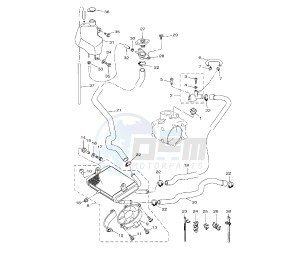 VP X-CITY 250 drawing COOLING SYSTEM