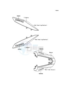 Z1000 ZR1000DBF FR GB XX (EU ME A(FRICA) drawing Decals(Ebony)