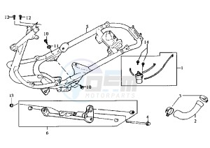 CINDERELLA - 100 cc drawing FRAME