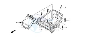 SH50 SH FIFTY drawing BATTERY COVER