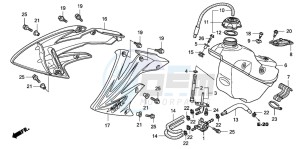 CRF250X drawing FUEL TANK (CRF250X8)