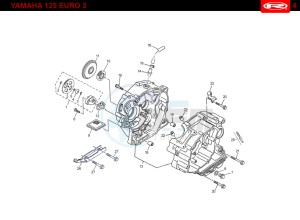 RS2-125-MATRIX-PRO-BLACK drawing CRANKCASE  Yamaha 125 4t Euro 3