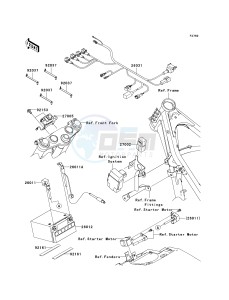 KLX 140 A [KLX140] (A8F-A9FA) A9FA drawing CHASSIS ELECTRICAL EQUIPMENT