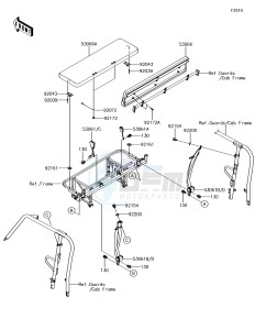 MULE PRO-DX KAF1000EJF EU drawing Seat