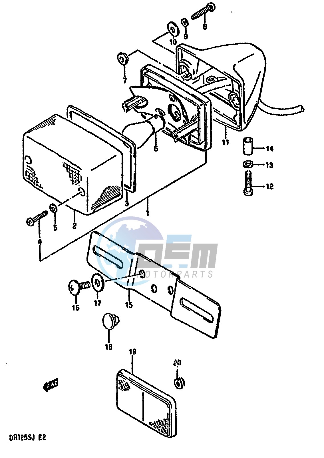 REAR COMBINATION LAMP