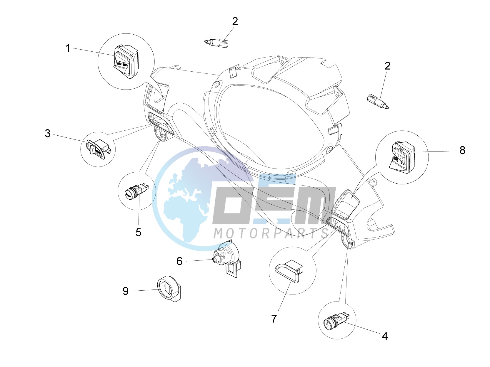 Selectors - Switches - Buttons