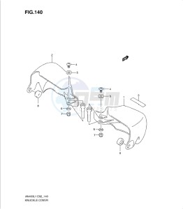 AN400Z drawing KNUCKLE COVER (AN400ZAL1 E51)