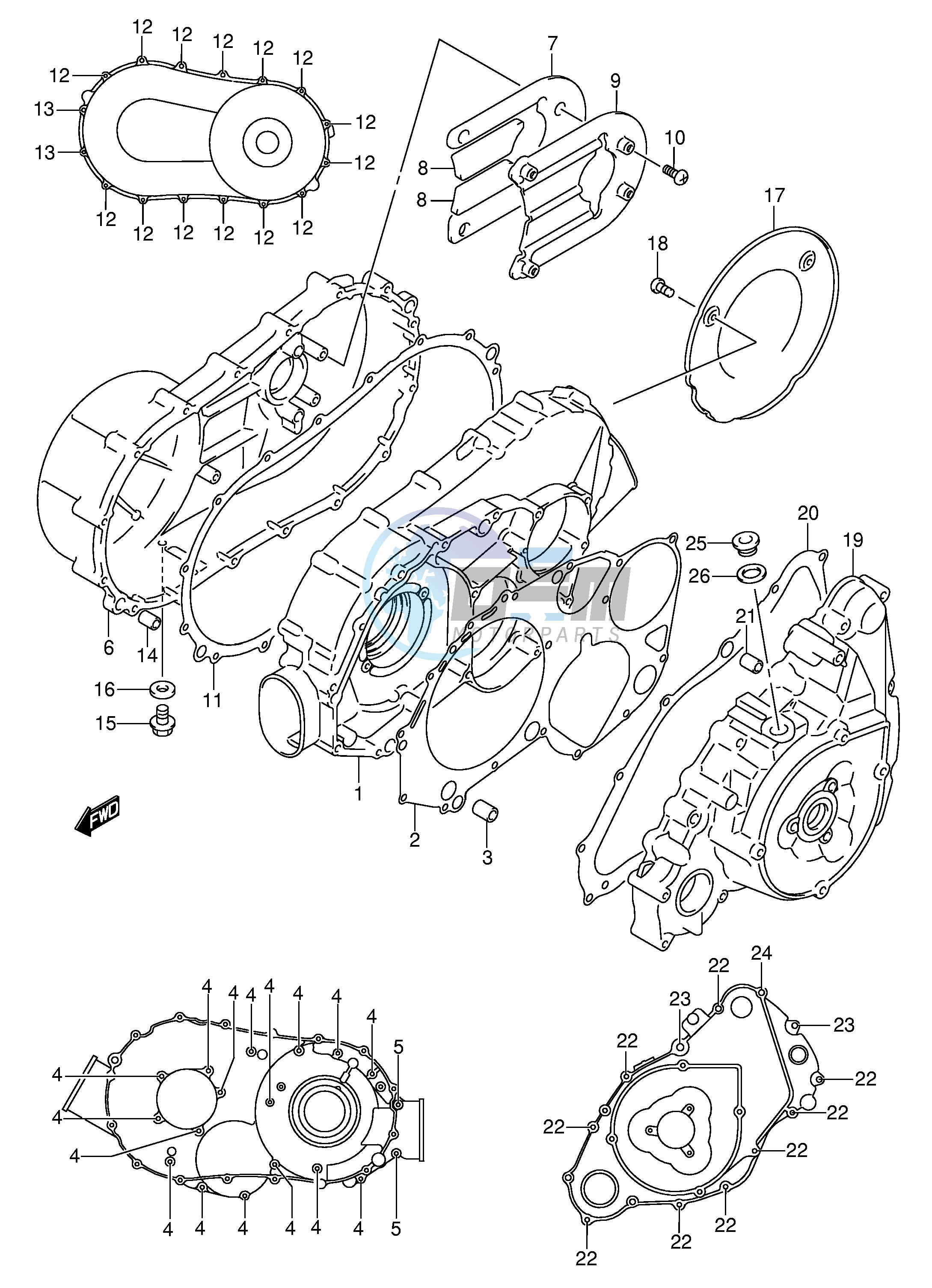 CRANKCASE COVER