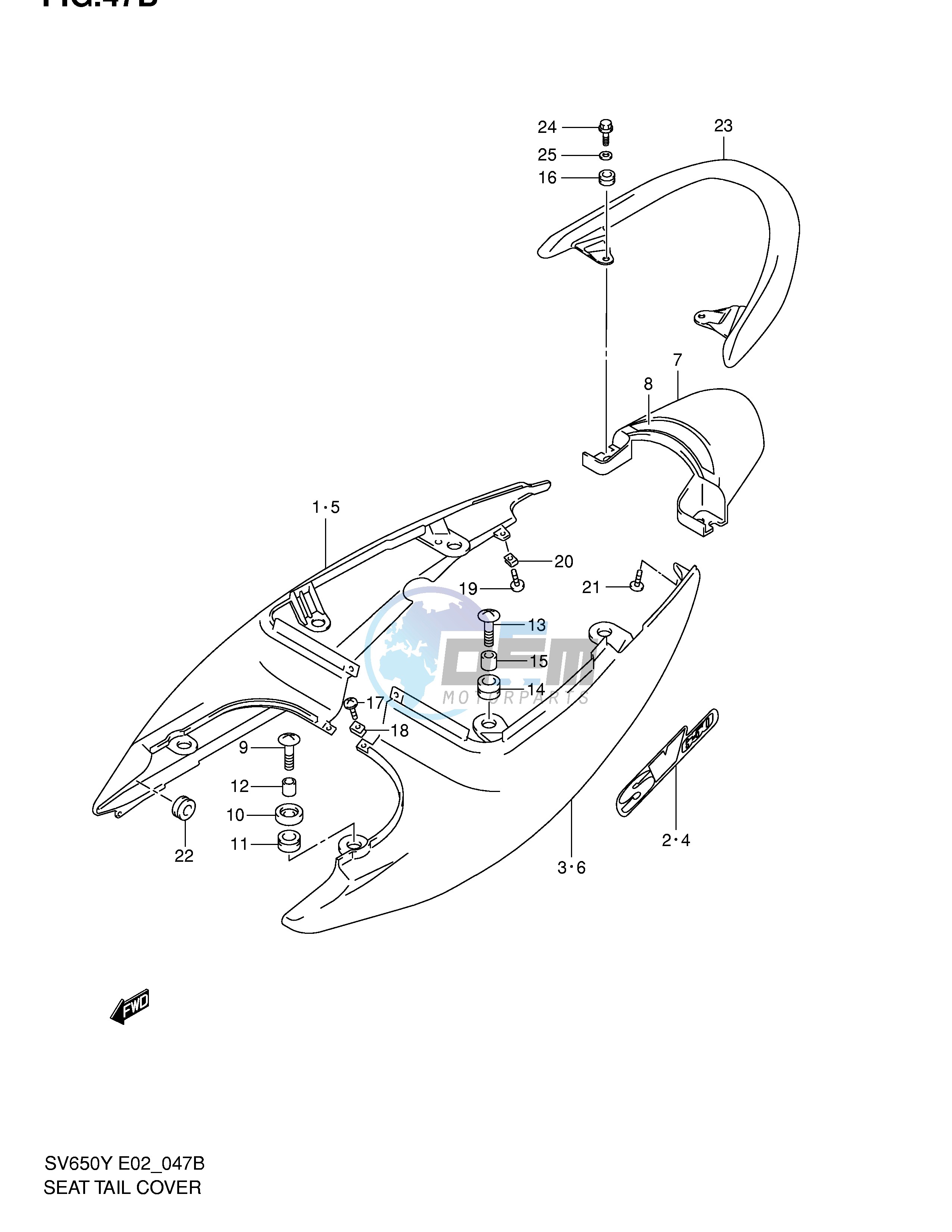 SEAT TAIL COVER (MODEL K2)