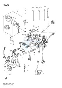 VZR1800 (E2) INTRUDER drawing WIRING HARNESS (VZR1800ZL1 E2)