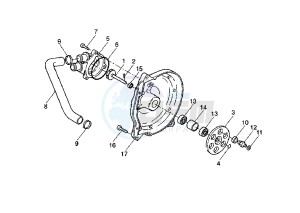 YQ AEROX R 50 drawing WATER PUMP