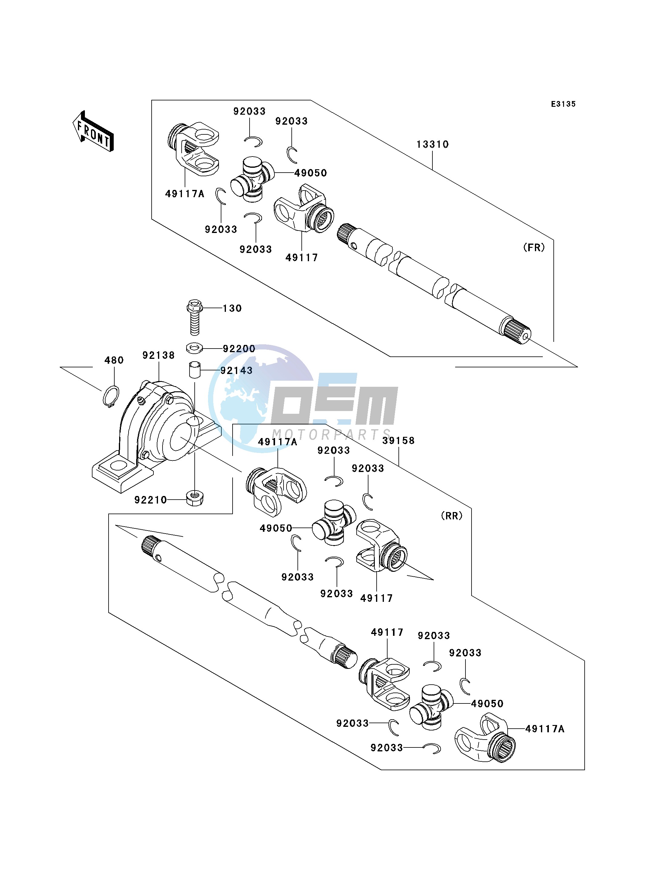 DRIVE SHAFT-PROPELLER