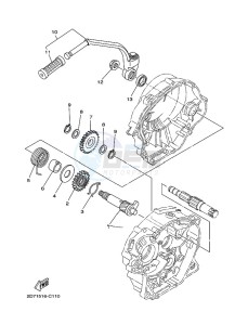 YBR125EGS YBR125G (43BM) drawing STARTER