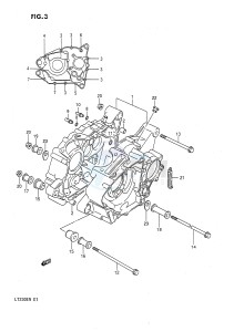 LT230E (E1) drawing CRANKCASE