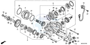 VT750C2BB Shadow E drawing CROSS SHAFT