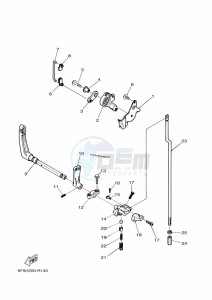 EK40GMHL drawing THROTTLE-CONTROL