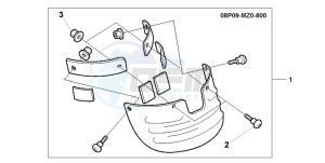 GL1500C drawing RR,MUDGUARD EXTENSIO