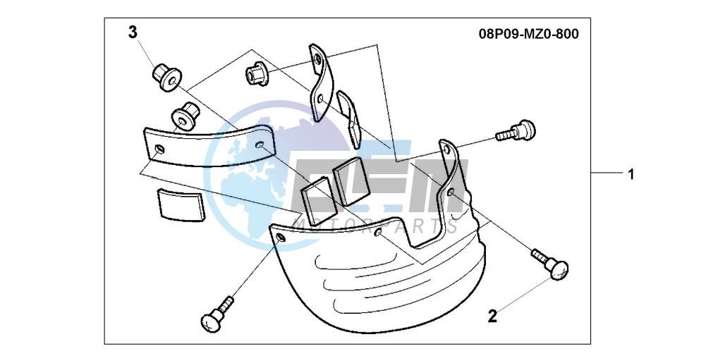 RR,MUDGUARD EXTENSIO