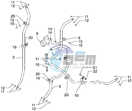 Brake piping