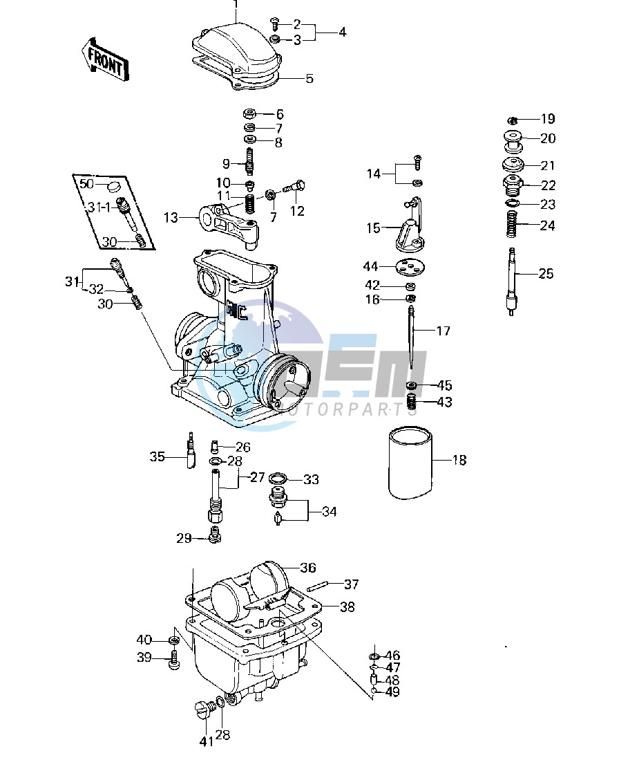 CARBURETOR PARTS-- U.S.A.- --- 79-80 A3_A3A_A4- -