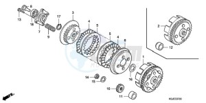 CRF100F9 Europe Direct - (ED / CMF) drawing CLUTCH