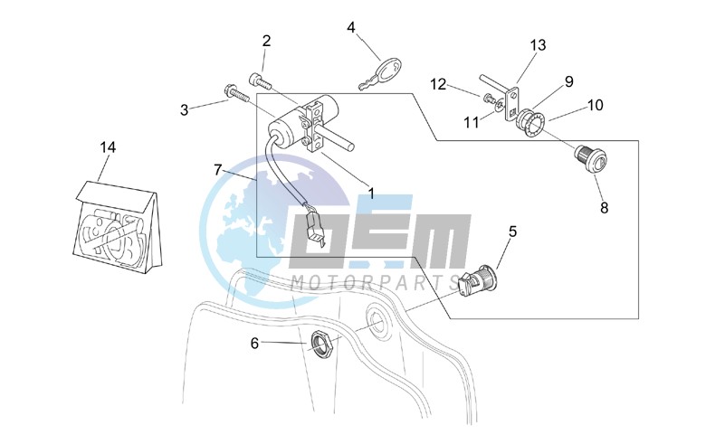 Decal and Lock hardware kit