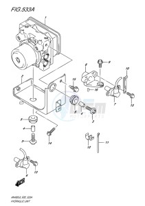 AN400 ABS BURGMAN EU-UK drawing HYDRAULIC UNIT