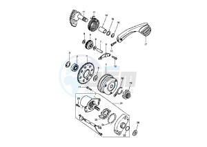 YQ AEROX 100 drawing STARTER